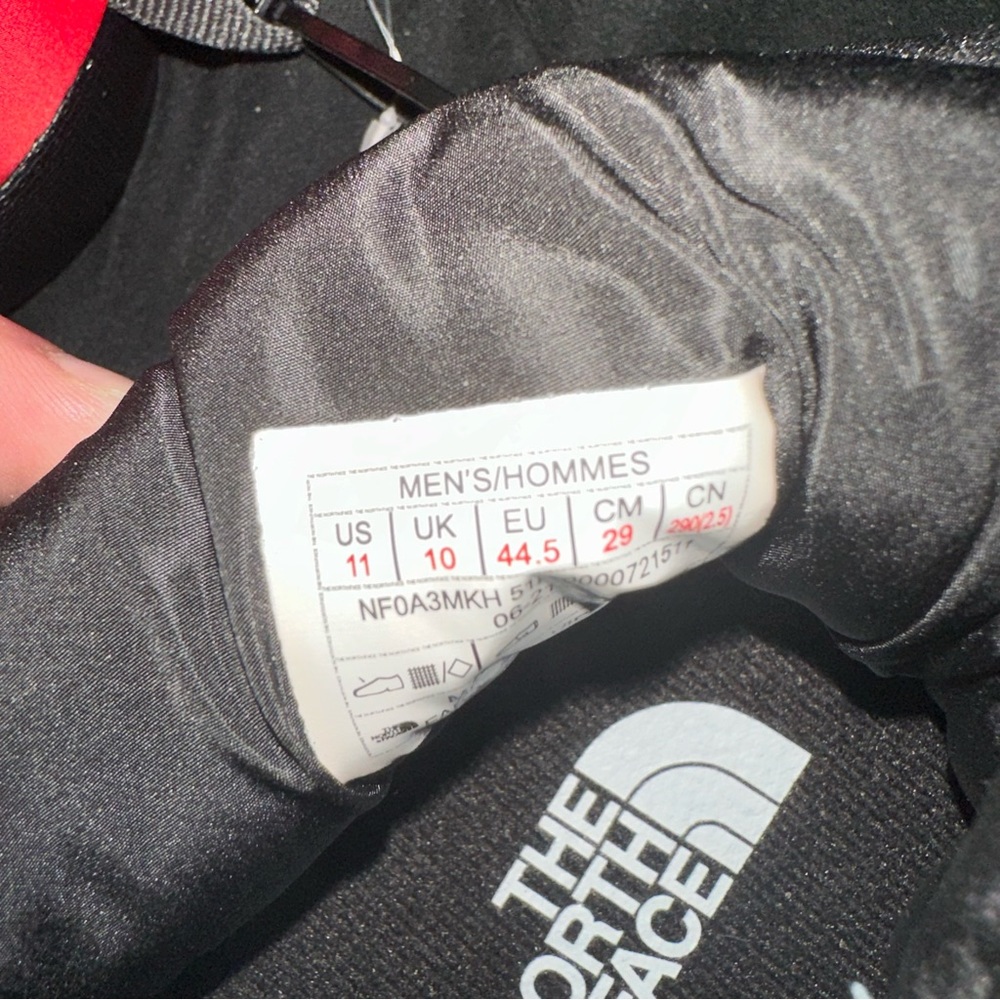 The North Face Black Quilted Loafers with Multicolor Accents - Picture 8 of 8